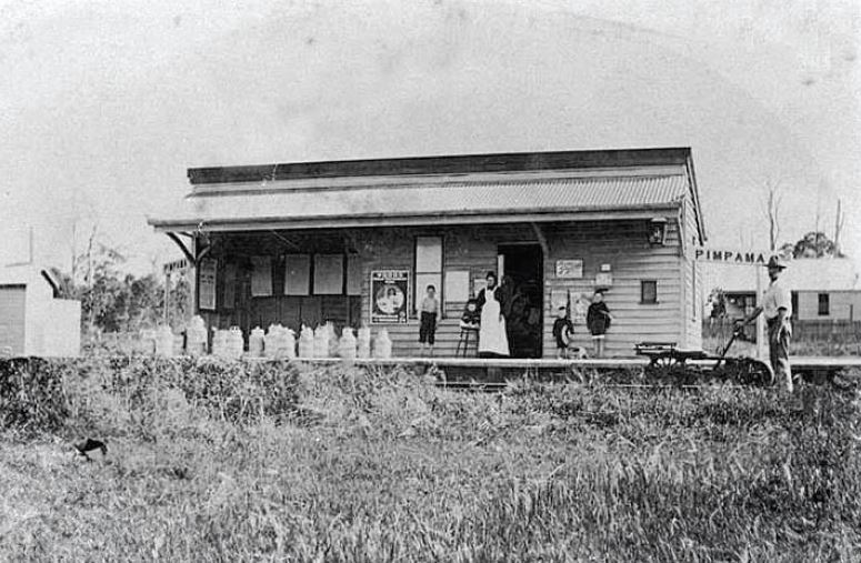Pimpama Railway Station, c.1910